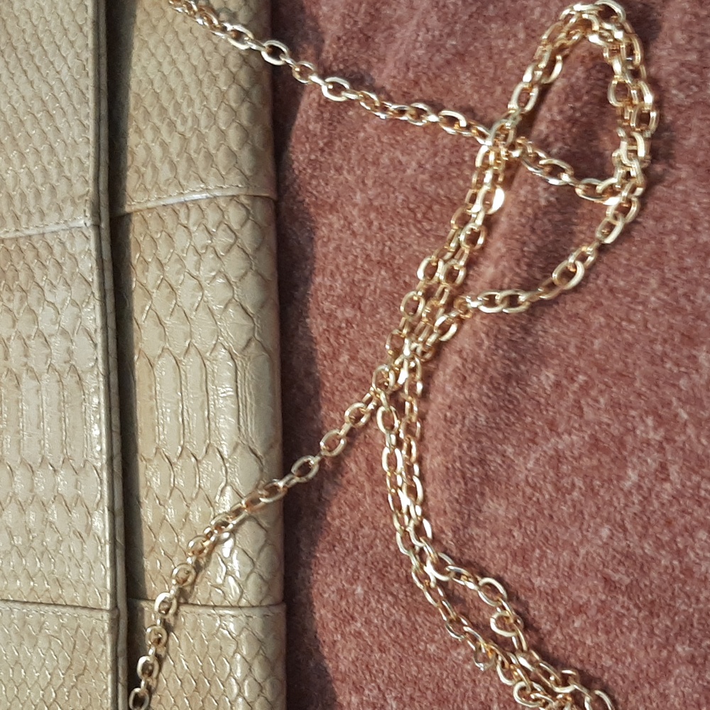 Python Embossed Clutch - Picture 6 of 7